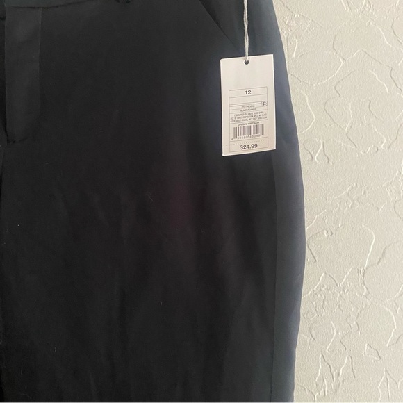 A New Day Stretch Slim Ankle Slim Hip and Thigh Black Work Pants Size 12R - Picture 3 of 8
